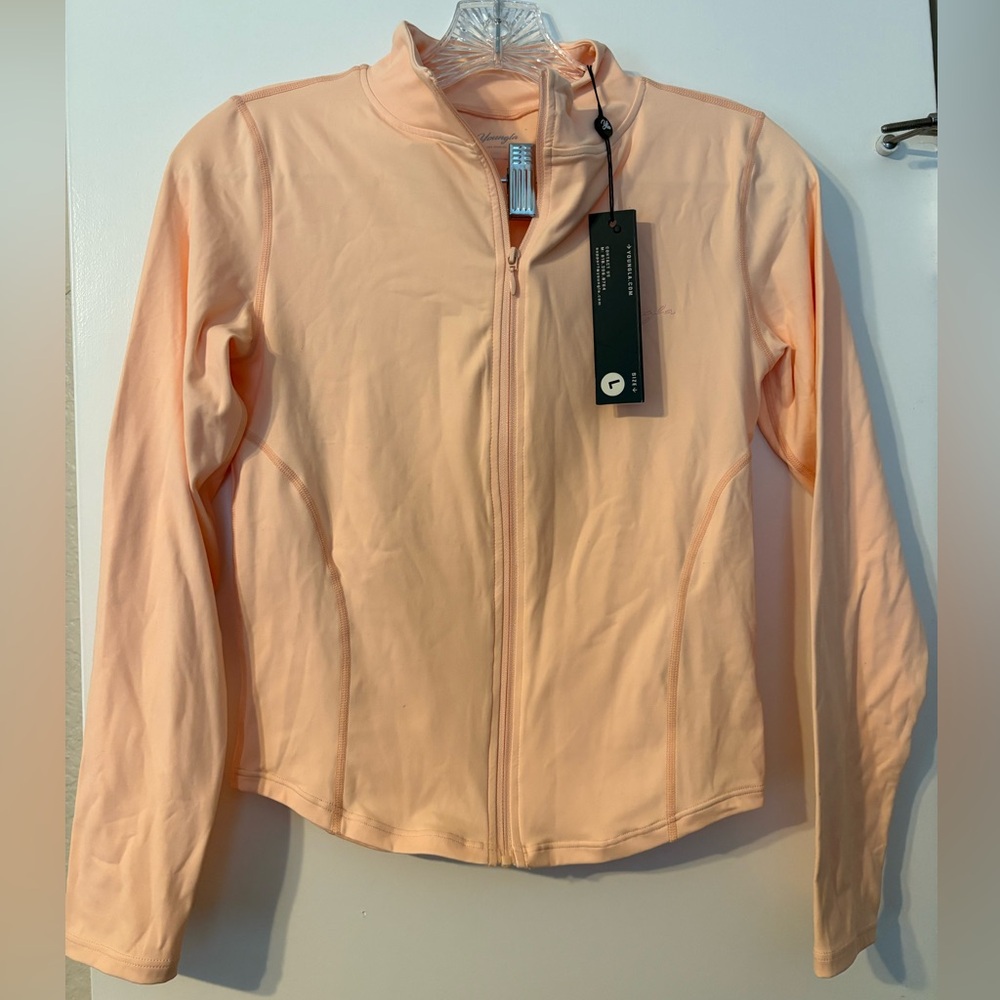 YoungLA for her Curve Jacket in peachy